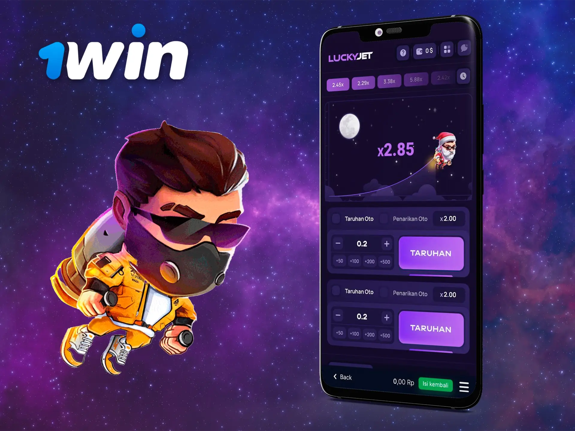 Lucky Jet dari 1Win berfungsi dengan baik di semua perangkat seluler dan memberikan pengalaman grafis serta kinerja yang sangat baik.