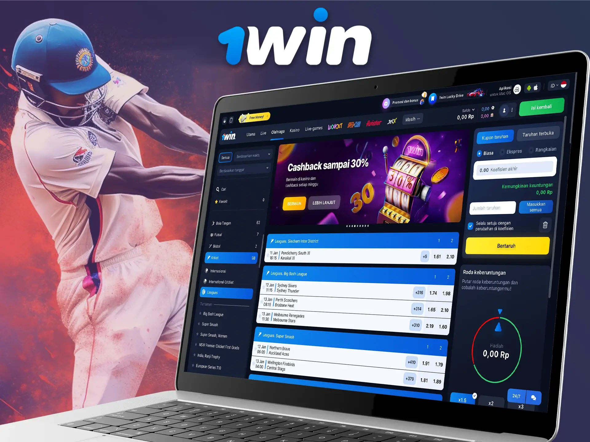 Keberagaman jenis olahraga dan permainan yang ditawarkan oleh 1Win akan menjamin bahwa Anda tidak akan merasa bosan.